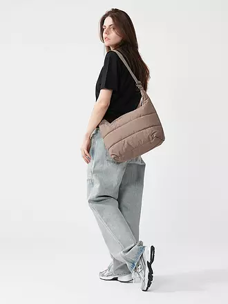 GOT BAG | Sac - Sac bandoulière PUFFER SQUARE BAG Large | hellbraun